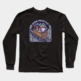 Doom Mountain Roller Coaster - Funny Long Sleeve T-Shirt